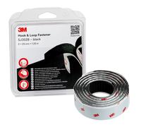 3M ruban à boucles et crochets SJ352B, noir, 25,4 mm x 1,25 m, 4,4 mm, blister x1 morceau