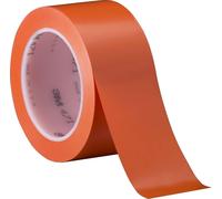 3M Ruban adhésif en PVC souple 471F orange 50 mm x 33 m 0,13 mm 1 morceau