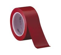 3M ruban adhésif en PVC souple 471 F, rouge, 50 mm x 33 m, 0,13 mm x1 morceau
