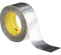 3M ruban adhésif en tissu de verre aluminium, 363, argent, 150 mm x 33 m x1 morceau