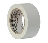 3M ruban adhésif PVC tout usage 764, blanc, 50 mm x 33 m, emballage individuel pratique x12 morceau