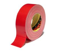 3M Ruban adhésif toilé 389, Rouge, 38 mm x 50 m, 0.26 mm, 1 rouleau