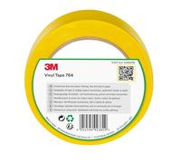 3M Ruban adhésif vinyle 764 usage général, jaune, 50 mm x 33 m