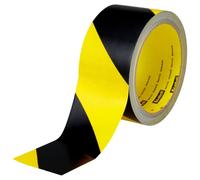 3M ruban de marquage de danger 5702, jaune/noir, 50 mm x 33 m, emballage individuel pratique x1 morceau