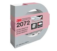 3M ruban de masquage pour peintre 2072 pour surfaces particulièrement sensibles, rose, 24 mm x 50 m x36 morceau