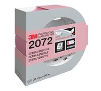 3M ruban de masquage pour peintre 2072 pour surfaces particulièrement sensibles, rose, 36 mm x 50 m x24 morceau