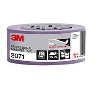 3M Ruban de Masquage Professionnel pour Surfaces Délicates - 1 Rouleau, 48 mm x 50 m - Résistant aux UV et à l'Eau, pour Peinture et Décoration Intérieure et Extérieure