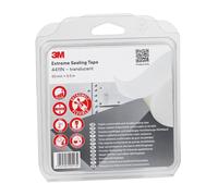 3M ruban d'étanchéité haute performance 4411N, 50 mm x 5,5 m, 1 mm, translucide, blister x1 morceau