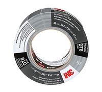 3M Ruban toilé tout usage DT8, Argent, 48 mm x 23 m, 0.2 mm, emballé individuellement, Paquet de 3
