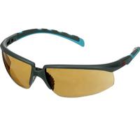 3M S2005SGAF-BGR Lunettes de protection avec protection anti-buée, avec protection anti-rayures, à angle réglable turquoise, gris EN 166 DIN 166