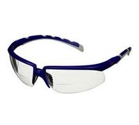 3M Lunettes de protection Solus 2000, monture bleue/grise, antibuée antirayure, bifocal +1.5