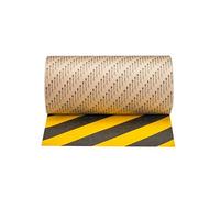 3M Safety-Walk Bande antidérapante standard série 613, rayé Jaune/Noir, 101,6 mm x 18,3 m
