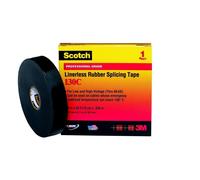 3M Scotch 130C Ruban adhésif en caoutchouc éthylène-propylène, autosoudable, noir, 50 mm x 9,15 m, 0,76 mm x12 morceau