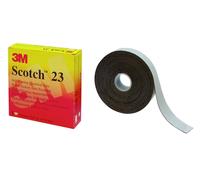 3M Scotch 23 Ruban auto-adhésif en caoutchouc éthylène-propylène, 19 mm x 9,15 x1 morceau
