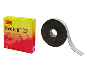 3M Scotch 23 Ruban auto-adhésif en caoutchouc éthylène-propylène, noir, 38 mm x 9,15 m, 0,76 mm x1 morceau