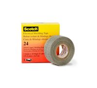 3M Scotch 24 Gaine tissée en fil métallique, 25 mm x 4,5 m x10 morceau