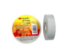 3M Scotch 35 Vinyl ruban électrique isolant, gris, 19 mm x 20 m, 0,18 mm x20 morceau