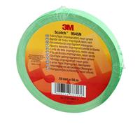 3M Scotch 9545N Bande tissée imprégnée, vert, 19 mm x 50 m, 0,3 mm x12 morceau