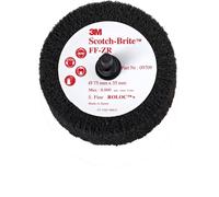 3M Scotch-Brite Brosse à lamelles Roloc FF-ZR, grise, 63 mm, 32 mm, S, fine #09708 x10 morceau