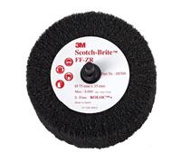 3M Scotch-Brite Brosse à lamelles Roloc FF-ZR, grise, 76,2 mm, 35 mm, S, fine #09709 x10 morceau