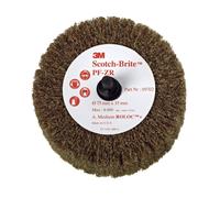 3M Scotch-Brite Brosse à lamelles Roloc PF-ZR, marron, 63 mm, 32 mm, A, moyenne x10 morceau