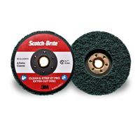 3M Scotch-Brite disque de nettoyage grossier XT-DB Pro Extra Cut, 115 mm x 22 mm, A, extra coarse x10 morceau