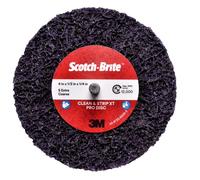 3M Scotch-Brite Disque de nettoyage grossier XT-ZS Pro, 150 mm, 13 mm, 8 mm, S, extra coarse x6 morceau