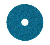 3M Scotch-Brite Disque en non-tissé SC-DH avec centrage, bleu, 178 mm, 22 mm, A, very fine x20 morceau