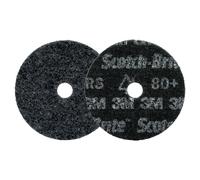 3M Scotch-Brite Disque non-tissé de précision pour les exigences les plus élevées, HD-DH, Extra Coarse 80+, 115 mm x 22,23 mm avec centrage x50 morceau