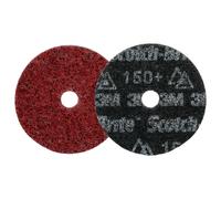 3M Scotch-Brite Disque non-tissé de précision pour les exigences les plus élevées, HD-DH, Medium 150+, 115 mm x 22,23 mm avec centrage x50 morceau