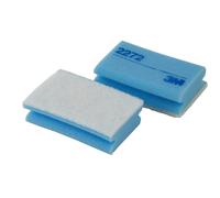 3M Scotch-Brite Eponge de nettoyage 2272 bleu/blanc 95mmx150mm x100 morceau