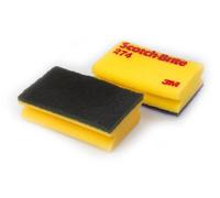3M Scotch-Brite Eponge de nettoyage 274 jaune / vert 95mmx150mm x10 morceau