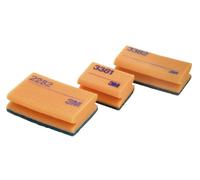 3M Scotch-Brite Eponge de nettoyage 3382 orange/vert 70mmx150mm x100 morceau