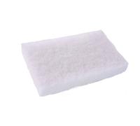 3M Scotch-Brite Handpad 350, blanc, 95 mm x 158 mm x40 morceau