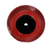 3M Scotch-Brite Radial Bristle Disc BB-ZB avec bride, rouge, 152,4 mm, P220, type C #33213 x1 morceau