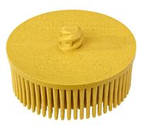 3M Scotch-Brite Roloc Bristle Disc RD-ZB, jaune, 76,2 mm, P80 #07527 x1 morceau