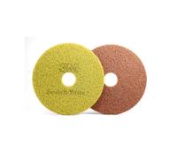 3M Scotch-Brite Tampon diamanté pour machine, ocre, 406 mm x5 morceau