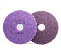 3M Scotch-Brite Tampon diamanté pour machine, violet, 305 mm x5 morceau