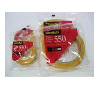 3M Scotch film adhésif 550, transprent, 12 mm x 66 m, film