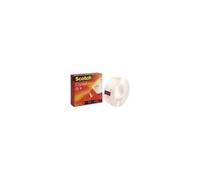 3M Scotch Ruban adhésif Crystal Clear 600, 19 mm x 33 m