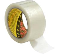 3M Scotch ruban adhésif d'emballage 371, transparent, 75 mm x 66 m, 0,048 mm x24 morceau