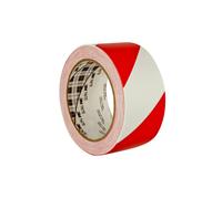 3M Scotch Ruban PVC souple tout usage 767i 50mmx33m rouge/blanc x1 morceau