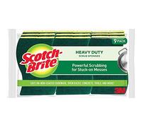 3M Scotch SB-S Éponges Scotch-Brite: heavy duty scrub sponge / 9-pack (Jaune et vert)