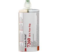 3M Scotch-Weld Adhésif de construction à 2 composants à base de résine époxy pour le système EPX 7260 B/A NS, noir, 400 ml x6 morceau