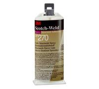 3M Scotch-Weld Adhésif de construction à 2 composants à base de résine époxy pour le système EPX DP 270, noir, 48,5 ml x1 morceau