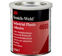 3M Scotch-Weld colle à solvant à base d'élastomères synthétiques 4693, transparent, 946 ml x1 morceau