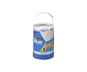 3M ScotchBlue Film de masquage pour peintre avec ruban adhésif Rouleau de recharge PT2093EL-24, 60,9 cm x 27,4 m x6 morceau