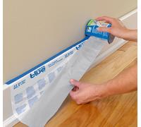 3M ScotchBlue Film de masquage pour peintre avec ruban adhésif Rouleau de recharge PT2093EL-48, 122 cm x 27,4 m x6 morceau