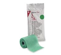 3M - Scotchcast Plus Ruban de moulage en fibre de verre activée par l'eau, léger, résistant, respirant, couleur verte, taille 7,5 cm x 3,65 m, lot de 10 unités.