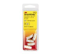 3M ScotchCode SDR-SYM Rouleaux de recharge de marqueurs de câbles, symboles 'L1', 'L2', 'L3', 'N', 'ERDE', pack de 5 x10 morceau